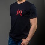 Blue Cotton Relaxed Fit Classic T-Shirt