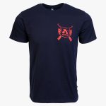 Blue Cotton Relaxed Fit Classic T-Shirt