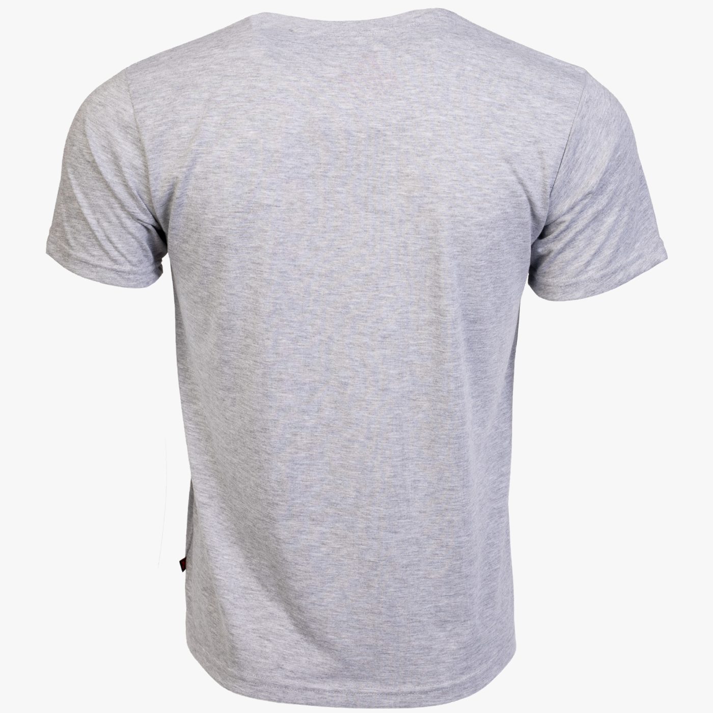 Gray Cotton Relaxed Fit Classic T-Shirt