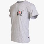 Gray Cotton Relaxed Fit Classic T-Shirt