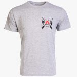 Gray Cotton Relaxed Fit Classic T-Shirt