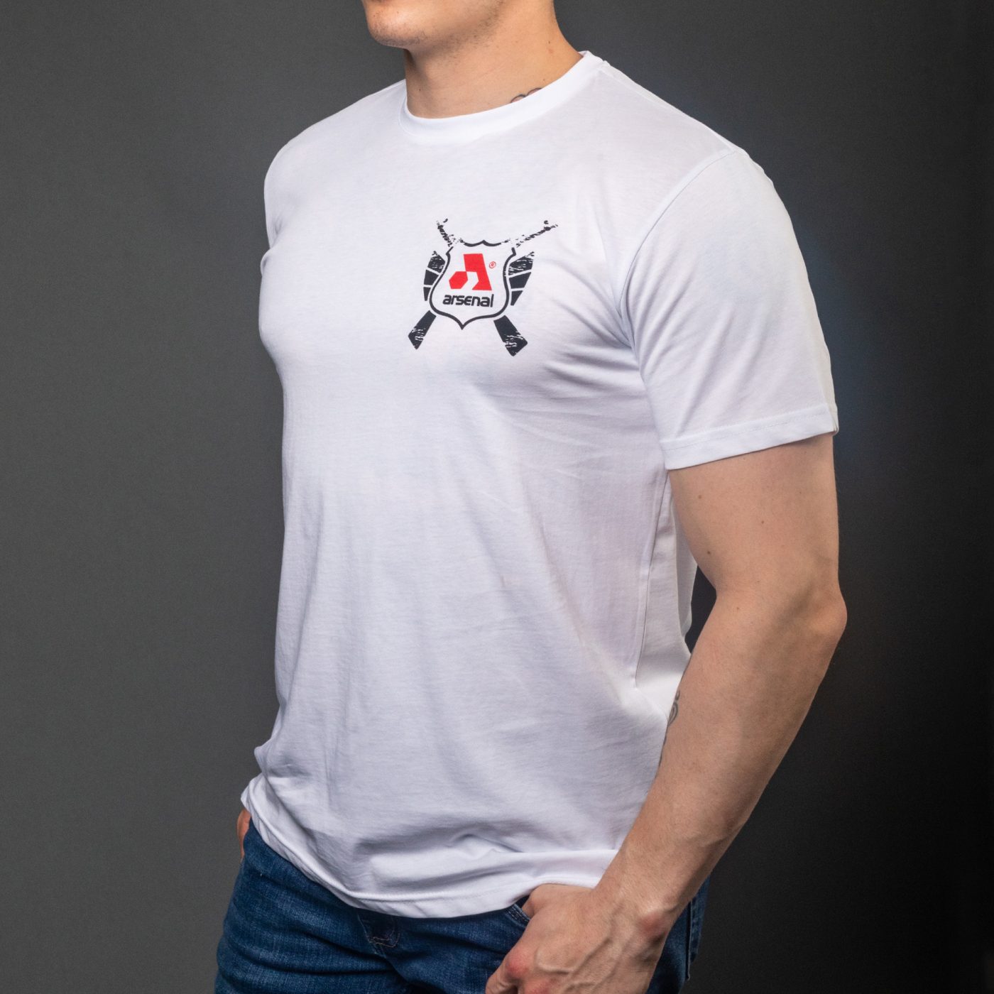 White Cotton Relaxed Fit Classic T-Shirt