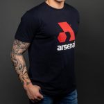Blue Cotton Relaxed Fit Logo T-Shirt