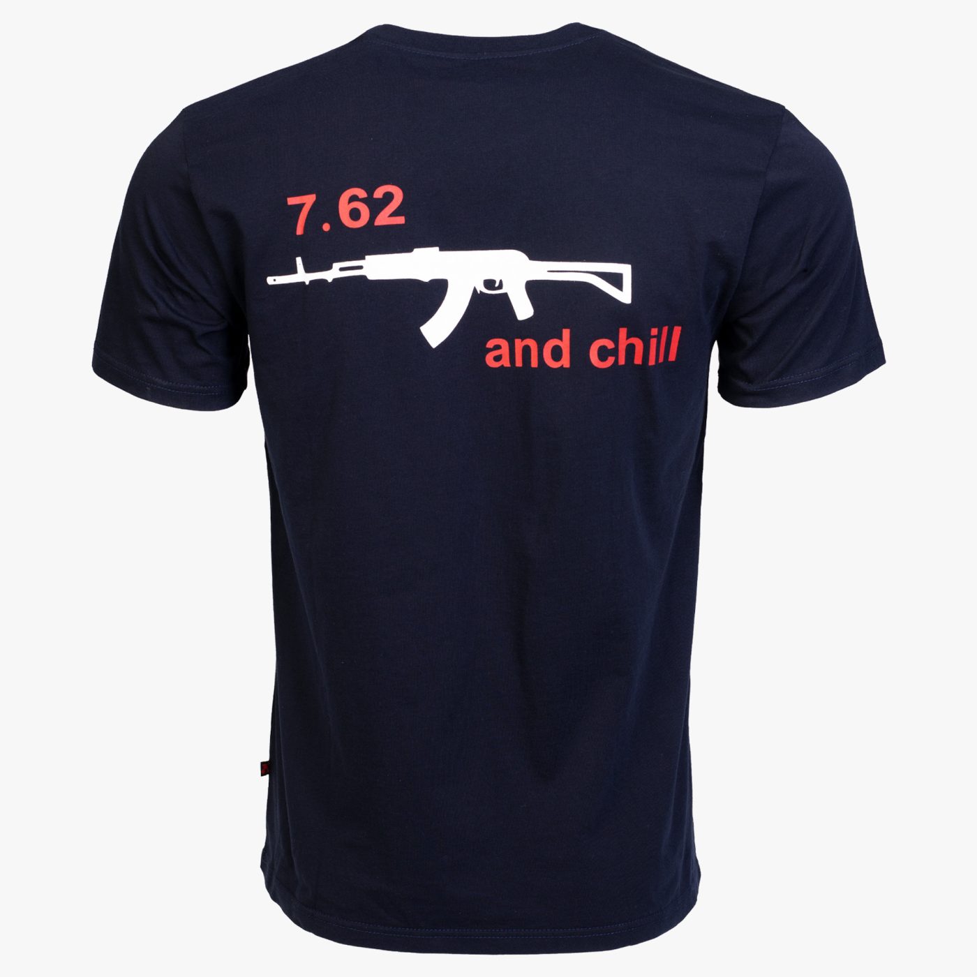 Blue Cotton Relaxed Fit Logo T-Shirt