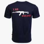 Blue Cotton Relaxed Fit Logo T-Shirt
