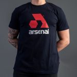 Black Cotton Relaxed Fit Logo T-Shirt