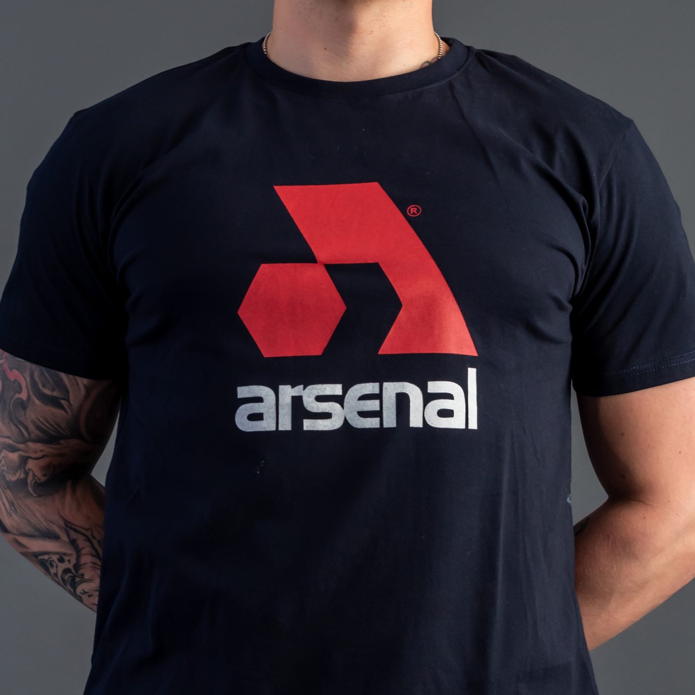 Black Cotton Relaxed Fit Logo T-Shirt