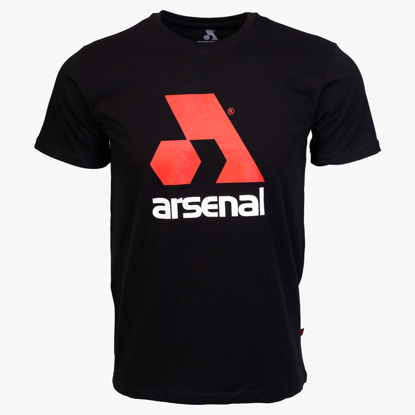 Black Cotton Relaxed Fit Logo T-Shirt