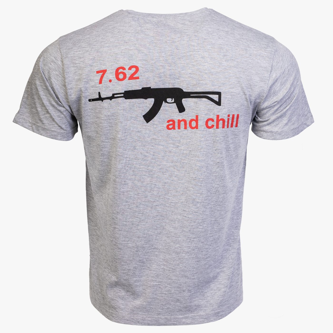 Gray Cotton Relaxed Fit Logo T-Shirt