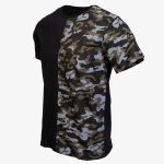 Black / Camo Cotton Relaxed Fit Logo T-Shirt