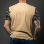 Beige / Camo Cotton Expedition T-Shirt