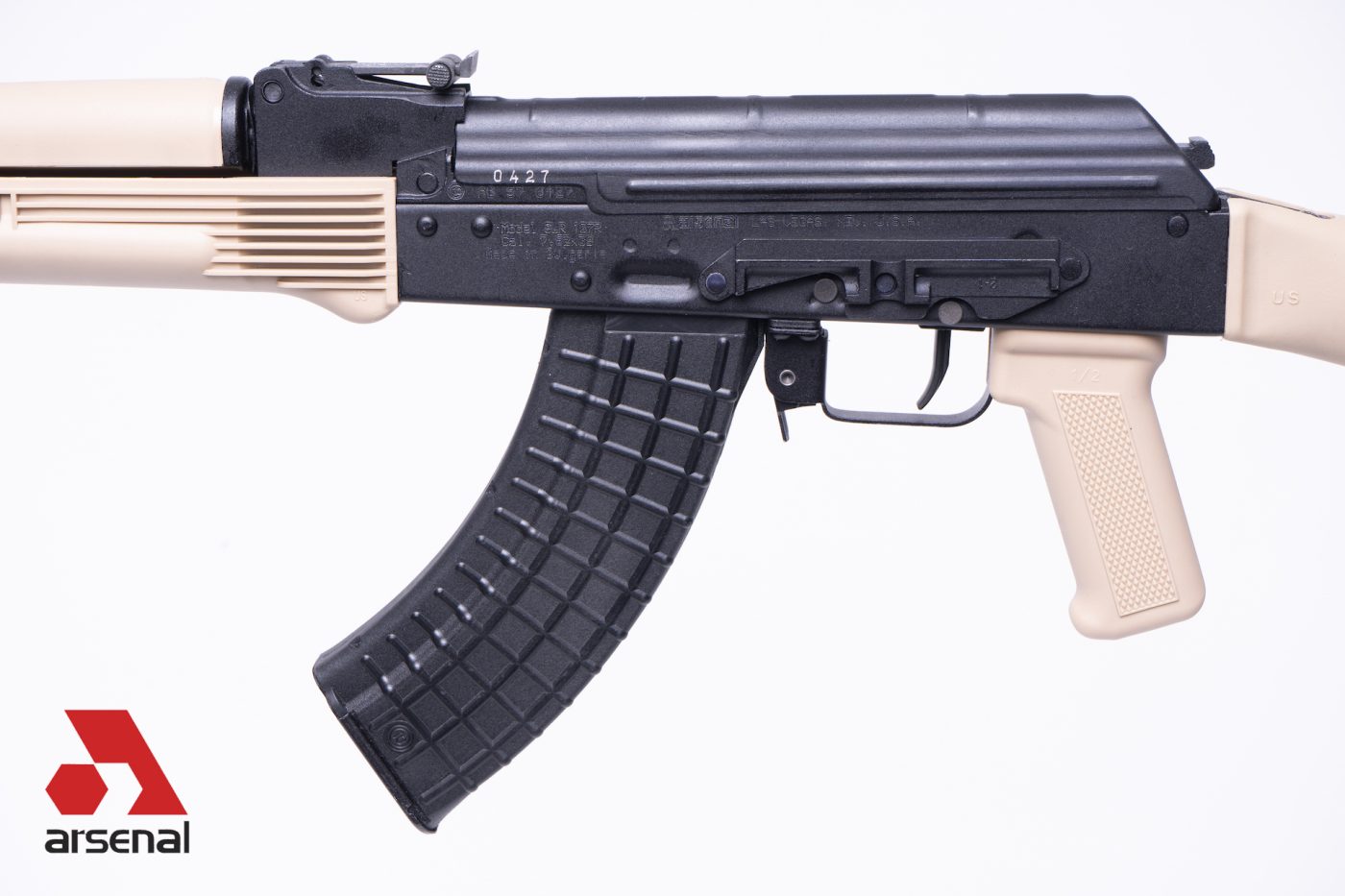 SLR107R-11ED 7.62x39mm Desert Sand Semi-Automatic Rifle Enhanced Fire Control Group