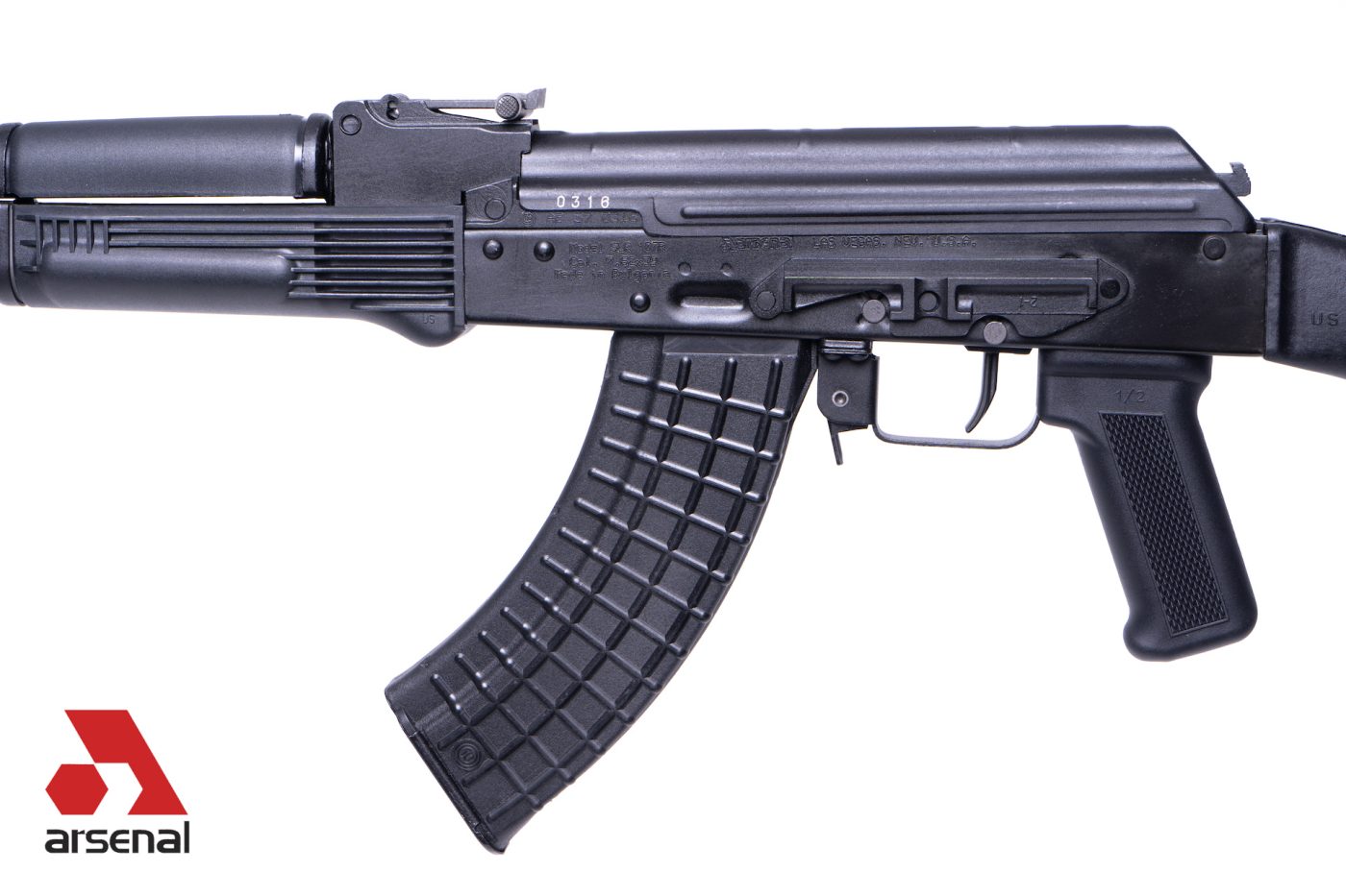 SLR107R-11E 7.62x39mm Black Semi-Automatic Rifle with Enhanced Fire Control Group