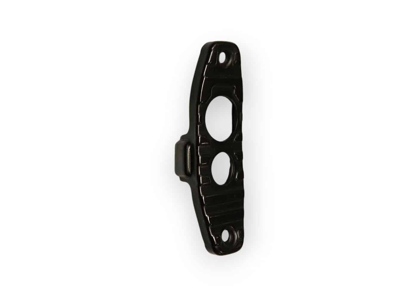 Buttplate for polymer left-side folding stock