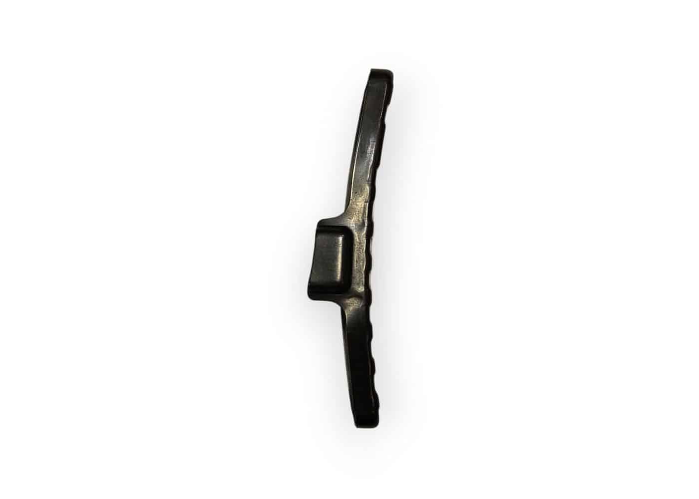 Buttplate for polymer left-side folding stock