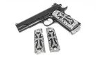 Outshine Designs 1911 Sterling Silver Cross Design Pistol Grip