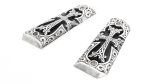 Outshine Designs 1911 Sterling Silver Cross Design Pistol Grip