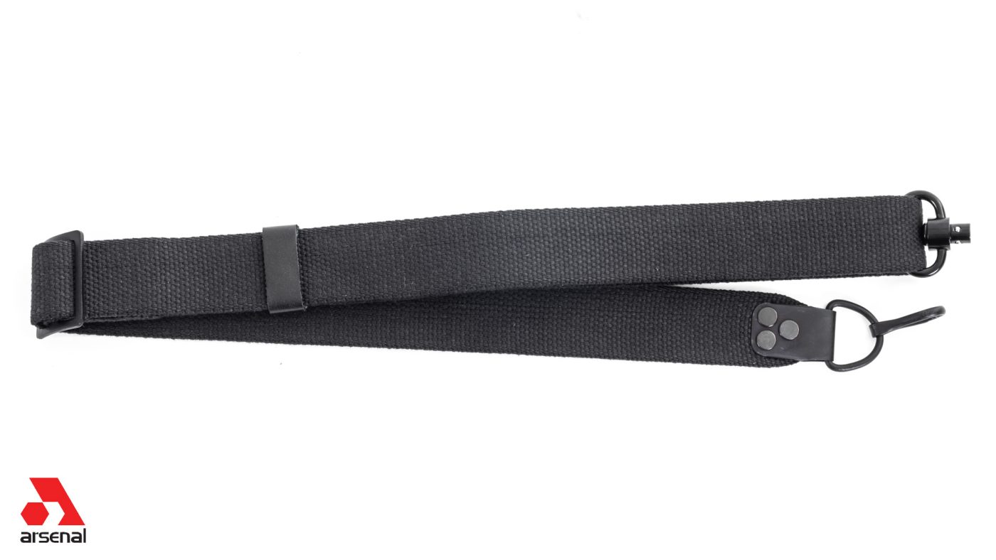 Arsenal Black Canvas Sling 2-Point Attachment QD and Hook Fits SAM7K-34