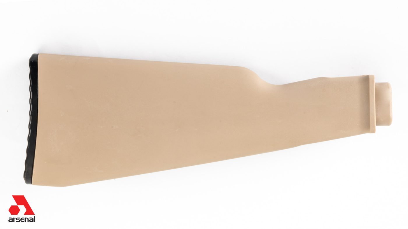 AK47 Desert Sand Polymer Buttstock with Cleaning Kit Compartment for Milled Receivers