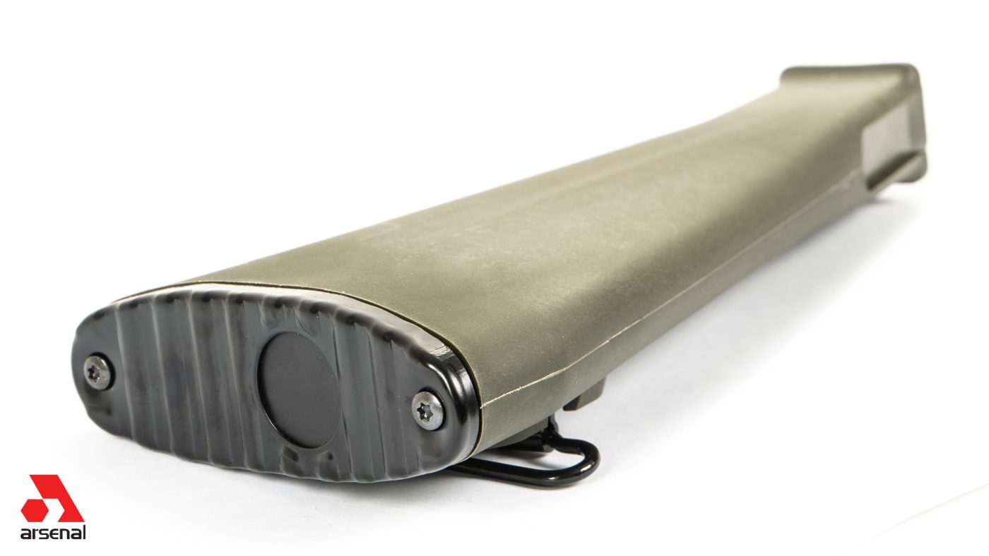 AK47 OD Green Polymer Buttstock with Cleaning Kit Compartment for Milled Receivers