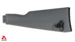 AK47 Gray Polymer Buttstock with Cleaning Kit Compartment for Milled Receivers