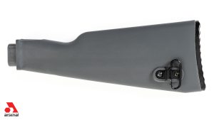 AK47 Gray Polymer Buttstock with Cleaning Kit Compartment for Milled Receivers