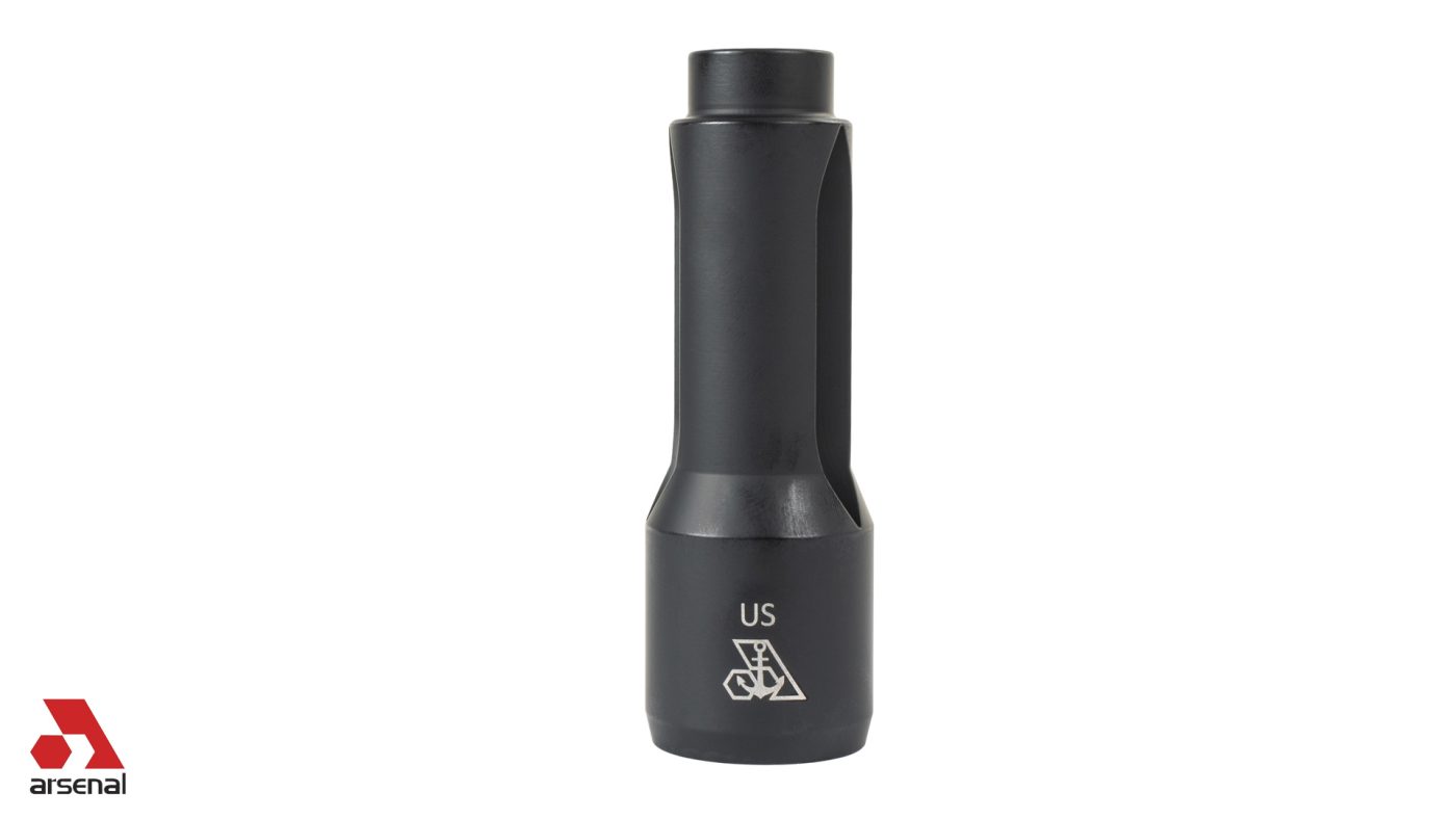 AR-M1 4-Port Flash Hider 7.62x39mm 24x1.5mm RH Threads Stainless