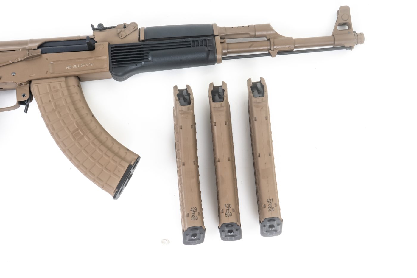 Circle 10 7.62x39mm 30 Round Magazine Arsenal Mojave Tan Cerakote