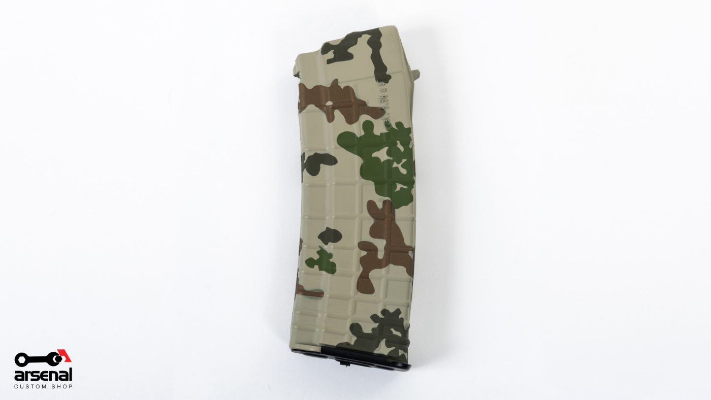 Arsenal Custom Shop Sparse Desert Camo Cerakote SAM5 5.56x45mm Semi-Auto Milled Receiver AK47 Rifle
