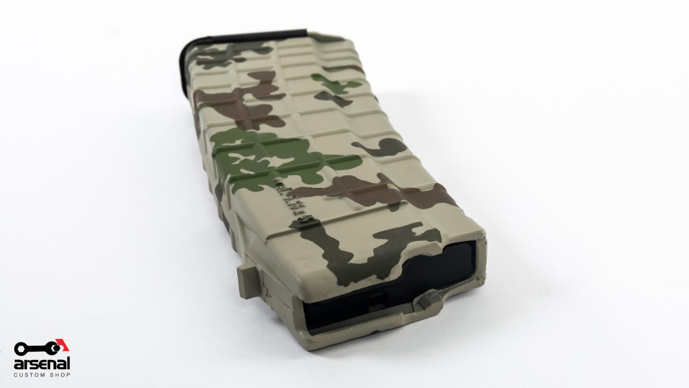 Arsenal Custom Shop Sparse Desert Camo Cerakote SAM5 5.56x45mm Semi-Auto Milled Receiver AK47 Rifle