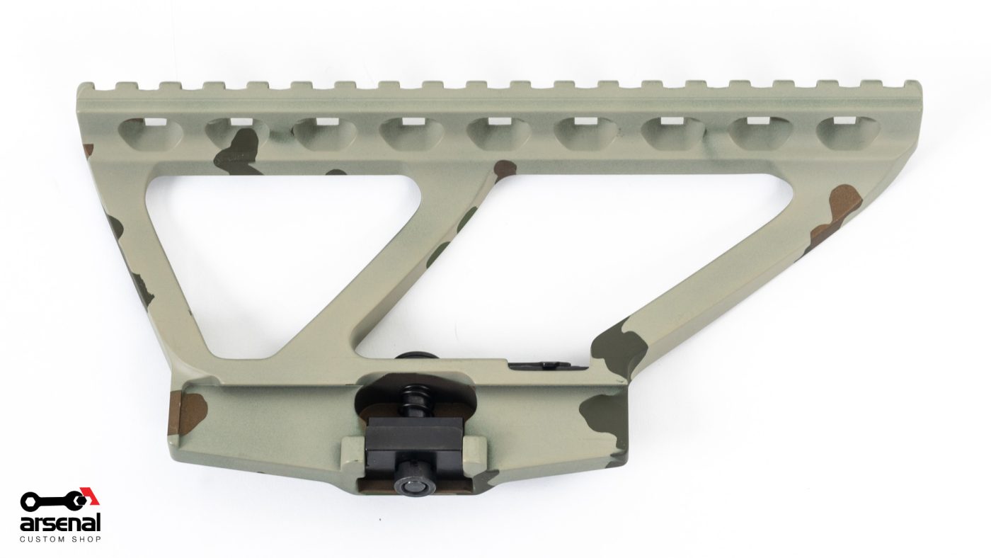 Arsenal Custom Shop Sparse Desert Camo Cerakote SAM5 5.56x45mm Semi-Auto Milled Receiver AK47 Rifle
