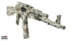Arsenal Custom Shop Sparse Desert Camo Cerakote SAM5 5.56x45mm Semi-Auto Milled Receiver AK47 Rifle