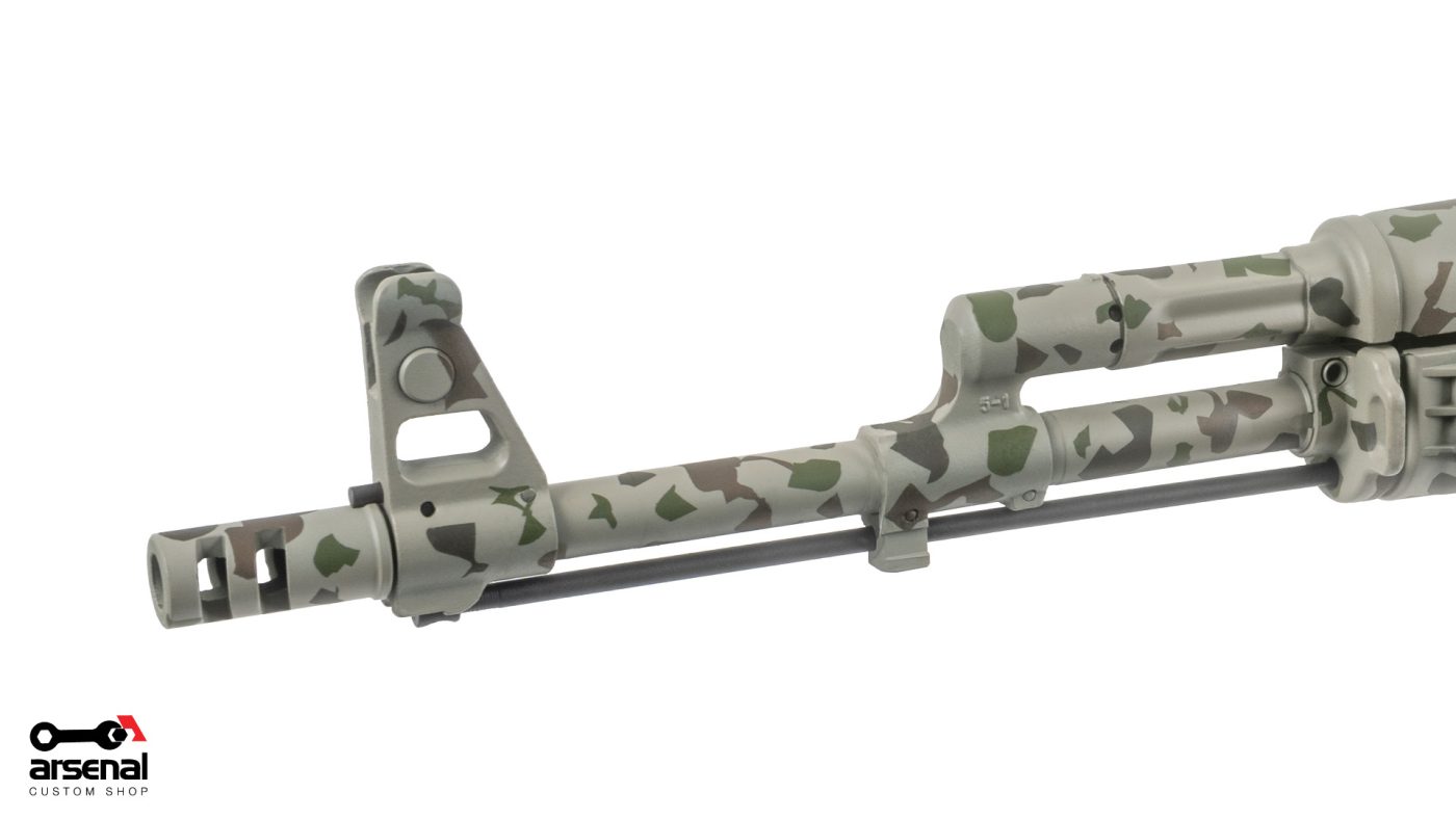 Arsenal Custom Shop Sparse Desert Camo Cerakote SAM7R 7.62x39mm Semi-Auto Milled Receiver AK47 Rifle
