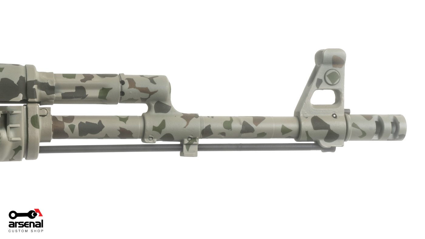 Arsenal Custom Shop Sparse Desert Camo Cerakote SAM7R 7.62x39mm Semi-Auto Milled Receiver AK47 Rifle