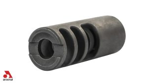 AK-20 Style Muzzle Brake 7.62×39 14x1mm LH Threads Stainless Steel