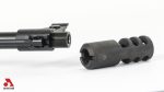 AK-20 Style Muzzle Brake 7.62×39 14x1mm LH Threads Stainless Steel