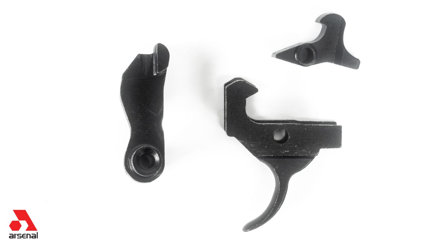 AK / RPK Semi-Automatic Fire Control Group with Double Hook Trigger, Hammer and Disconnector for Milled Receiver