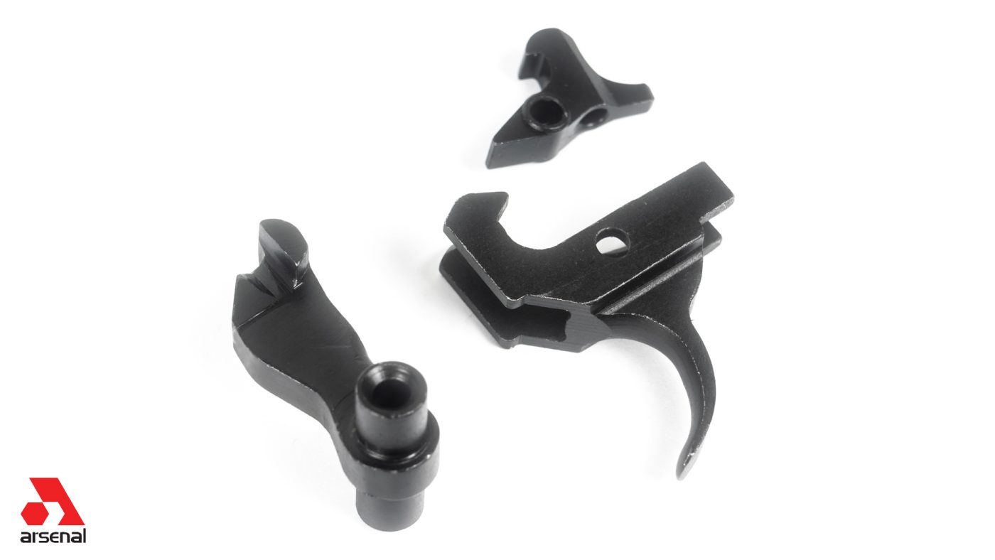AK / RPK Semi-Automatic Fire Control Group with Double Hook Trigger, Hammer and Disconnector for Milled Receiver