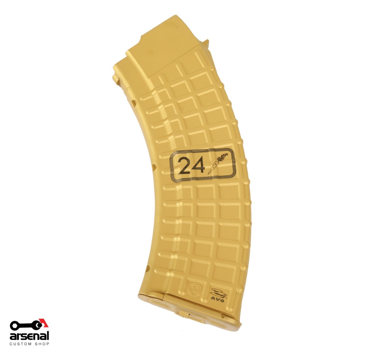 Battle Bunny Gold Color Cerakote Laser Engraved M-47W