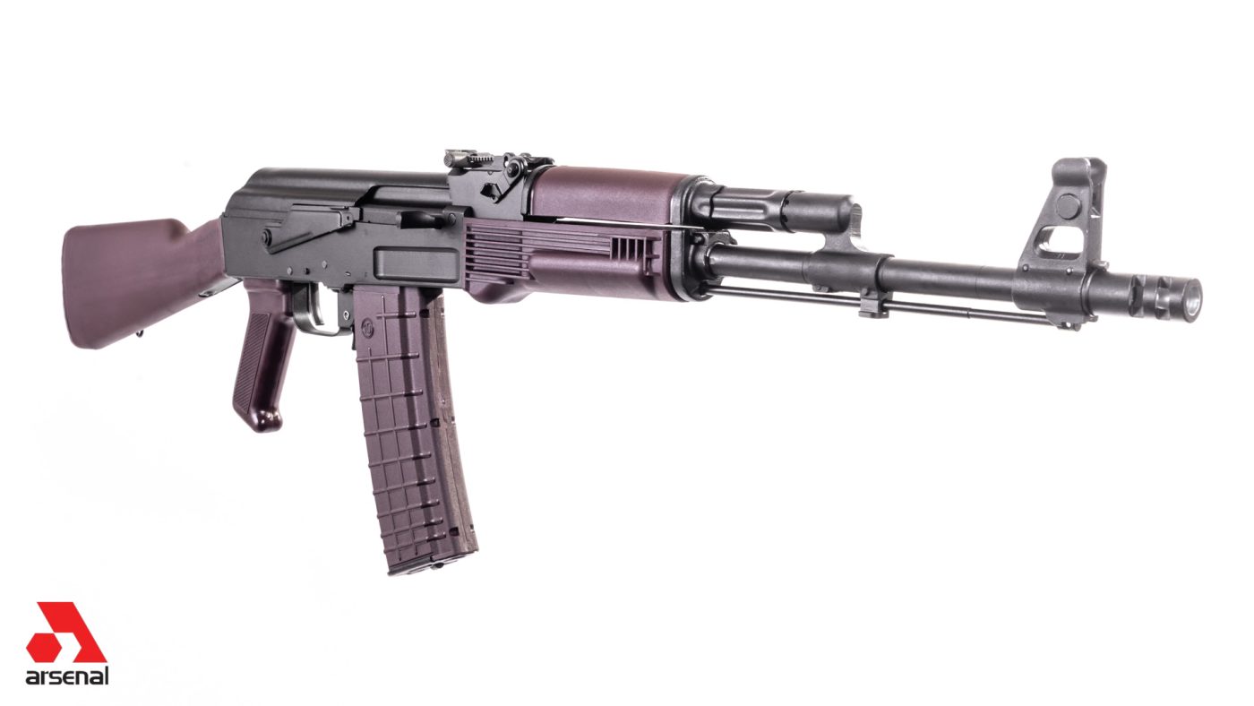 SAM5 5.56x45mm Semi-Auto Milled Receiver AK47 Rifle Plum Furniture 30rd Plum Magazine