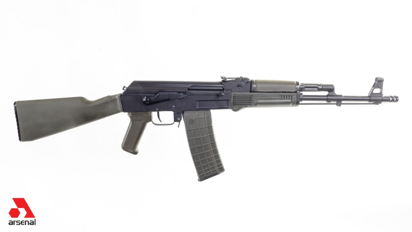 SAM5 5.56x45mm Semi-Auto Milled Receiver AK47 Rifle OD Green Furniture 30rd OD Green Magazine