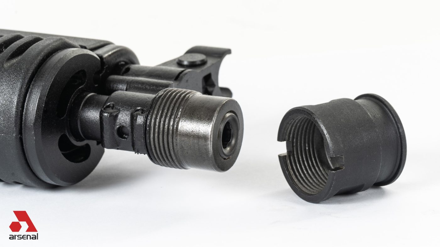Muzzle Barrel Nut / Thread Protector for AK74 Type Front Sight Block
