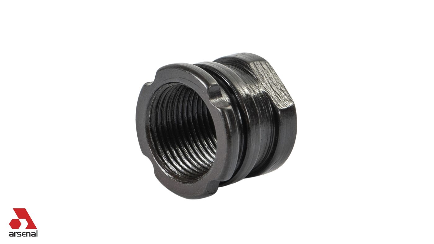 East German 14x1 Left Hand Thread Protector Muzzle Nut - Arsenal Inc