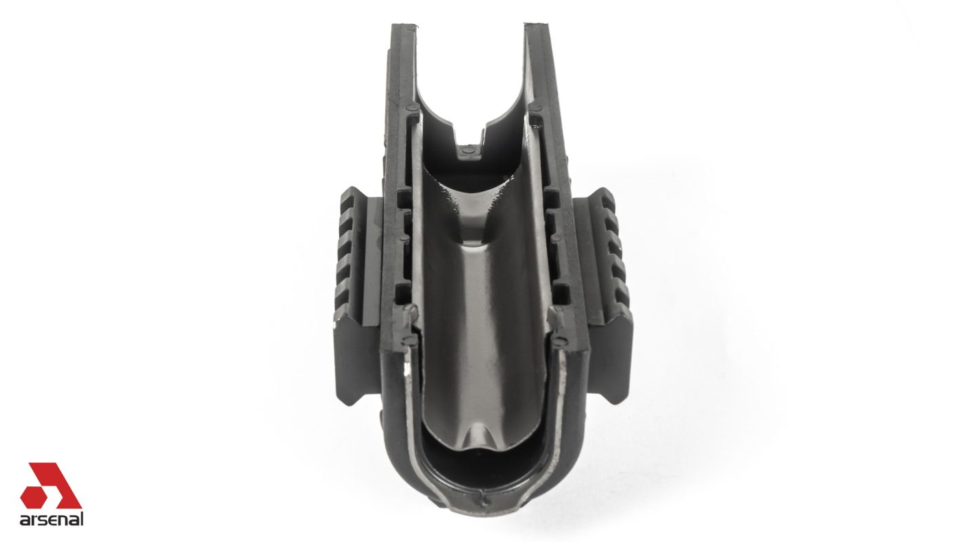 Black Polymer Lower Handguard for Milled Receiver with Picatinny Rail on 3 Sides