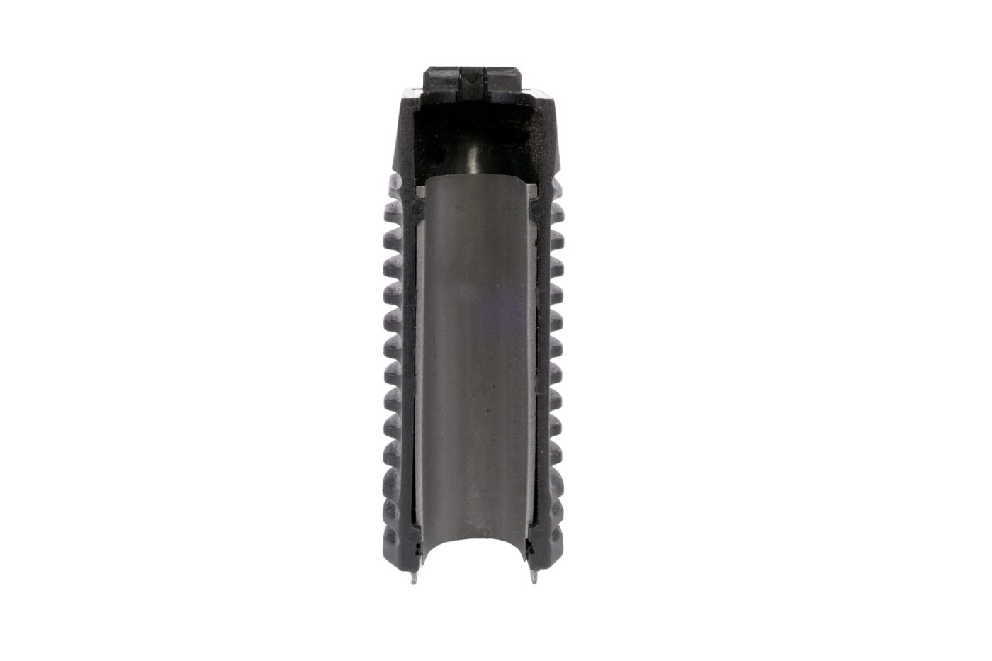 Black Ribbed SBR Handguard Set for Milled Receivers