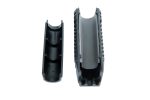 Black Ribbed SBR Handguard Set for Stamped Receivers