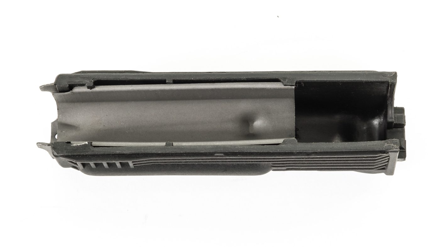 Black Polymer Lower Handguard with Steel Heat Shield for Milled Receivers