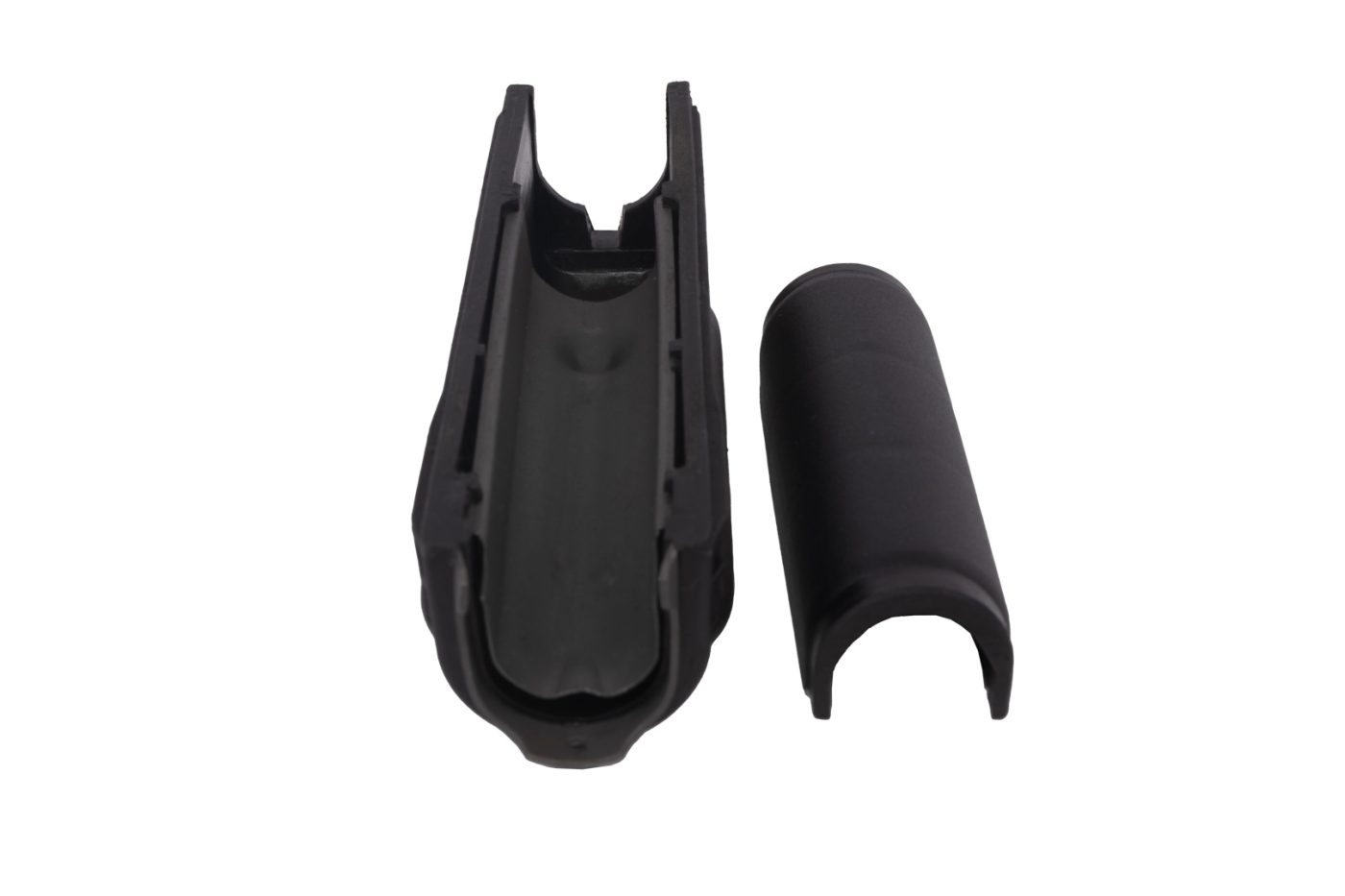 Black Polymer Handguard Set with Stainless Steel Heat Shield for Milled Receivers