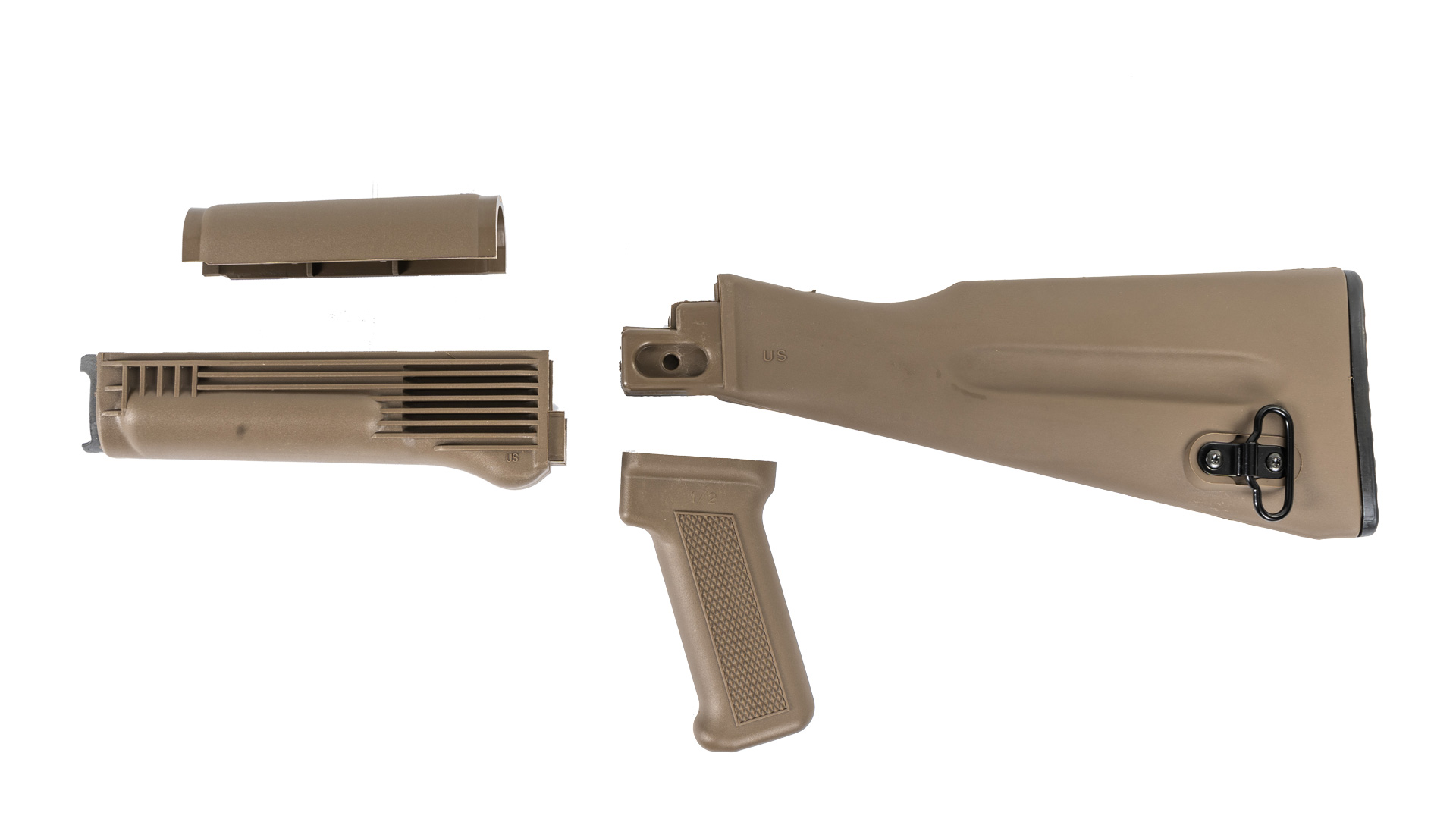 FDE NATO Length Stock Set for Stamped Receivers - Arsenal Inc