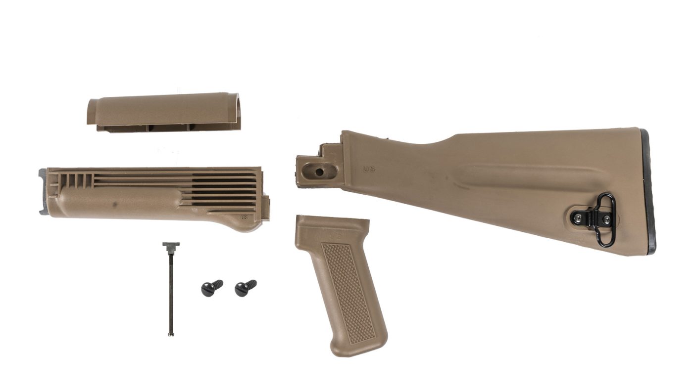 FDE NATO Length Stock Set for Stamped Receivers with Hardware